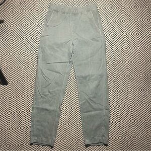 Gap green elastic high waste straight leg trousers Size 6